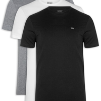 Kit De Camisetas Masculina Em Algodão 3 Peças