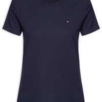 Camiseta Feminina Heritage Crew Neck Tee - Azul