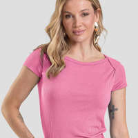 Blusa Feminina Canelada - Rosa