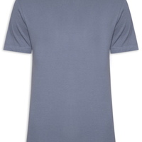 Camiseta Masculina Básica Em Algodão - Azul
