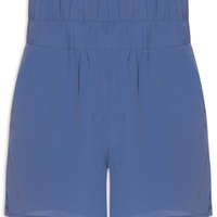 Short Feminino Cós Elástico - Azul