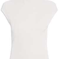 Regata Feminina Em Tricot - Off White