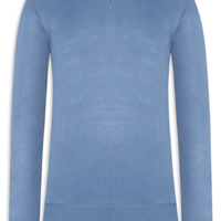 Suéter Masculino Gola V - Azul