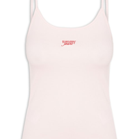 Regata Feminina Script Strappy Top - Rosa