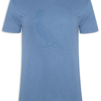 Camiseta Masculina Slim Estampada Pica Pau Run - Azul