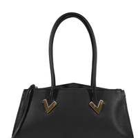 Bolsa Feminina Tote Média Adele Couro - Preto