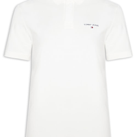 Polo Masculina Regular Fit Linear - Branco