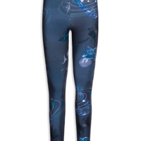 Calça Feminina Legging Basic Estampado Universo - Azul