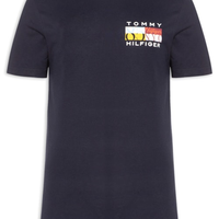 Camiseta Masculina Regular Fit Colour Flag - Azul