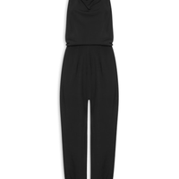 Macacão Feminino Estruturado Degagê - Preto