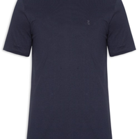 Camiseta Masculina Básica Em Algodão - Azul