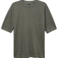 Camiseta Over Washed Collection - Verde