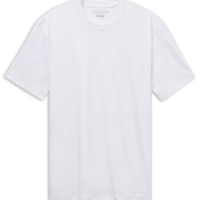 Camiseta De Manga Curta Em Algodão Premium Superlight - Branco