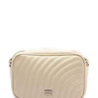Bolsa Feminina Tiracolo Elisa Pequena Matelassê - Branco
