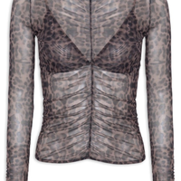 Blusa Feminina West Aquarela Onça - Animal Print