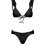 Top triângulo mirella preto