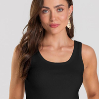 Regata Feminina Canelada - Preto