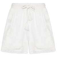 Short Feminino Tela Curtwork Palermo - Off White
