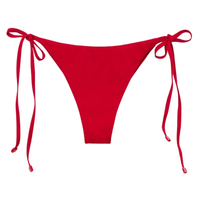Calcinha De Biquíni Brasileira Com Laços Indonésia - Vermelho