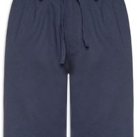 Bermuda Masculina Social Cós Elástico E Cordão - Azul