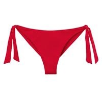 Calcinha De Biquíni Brasileira Com Laços Indonésia - Vermelho