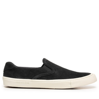 Tênis Masculino Bossanova Camurça Slip-On - Preto