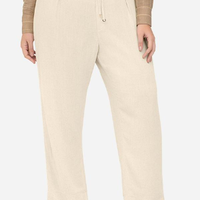 Calça Feminina Reta - Bege