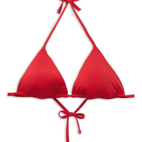 Parte De Cima De Biquíni Cortininha Indonésia - Vermelho