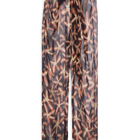 Calça Feminina Amarração Fig Aster Resort - Preto