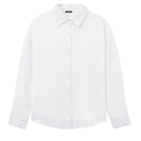 Camisa Curta Jacquard - Branco