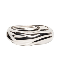 Bracelete Feminino Orgânico Metal - Prateado