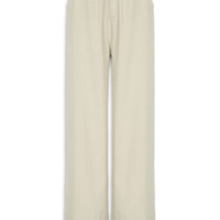 Calça Feminina Pantalona Cós Elástico - Bege