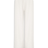Calça Feminina Pantalona Cós Elástico - Branco