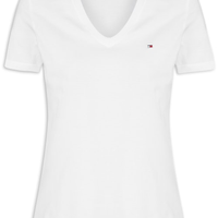 Camiseta Feminina Heritage V Neck Tee - Branco