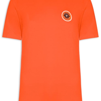Camiseta Masculina Manga Curta Gola Careca Slim Vintage Surf Wax - Laranja