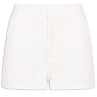 Short Feminino Sarja Alfaiataria - Branco