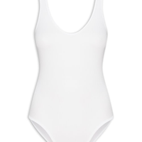 Body Comfy Sem Costura Decote U - Branco