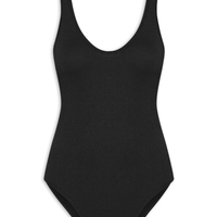 Body Comfy Sem Costura Decote U - Preto