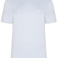 Camiseta Masculina Logo Serif Font - Azul