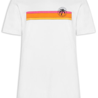 Camiseta Masculina Big Shirt Sunset Box - Branco