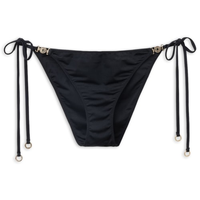 Calcinha De Biquíni Com Amarração Minimal Fit - Preto