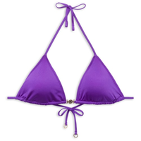 Parte De Cima De Biquíni Cortininha Minimal Fit - Roxo
