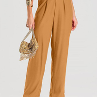 Calça Feminina Pantalona - Marrom