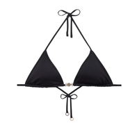 Parte De Cima De Biquíni Cortininha Minimal Fit - Preto