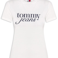 ?Camiseta Feminina Slim Essential Logo Tee Ext - Branco