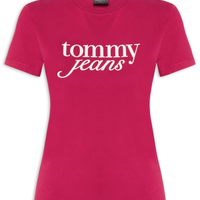 ?Camiseta Feminina Slim Essential Logo Tee Ext - Rosa