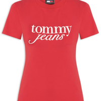 ?Camiseta Feminina Slim Essential Logo Tee Ext - Vermelho