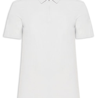 Polo Masculina Zip Comfy Men - Cinza