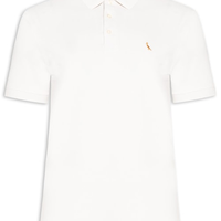Polo Masculina Manga Curta Regular Essence - Off White