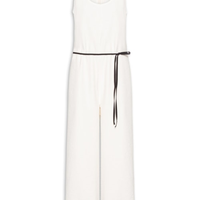 Macacão Feminino Básico Texturizado - Off White